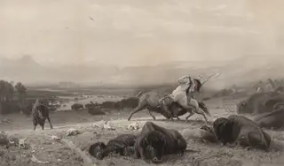 The Last of the Buffalo, by Albert Bierstadt, 1891