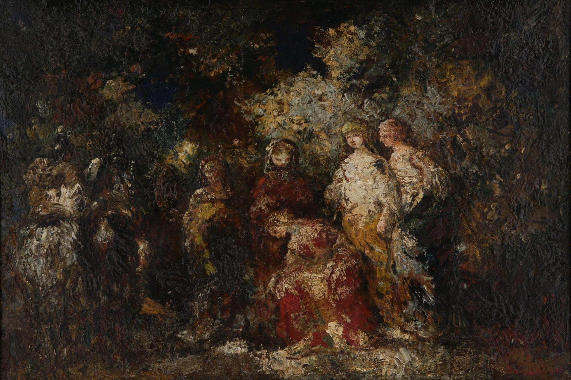 The bow, detail