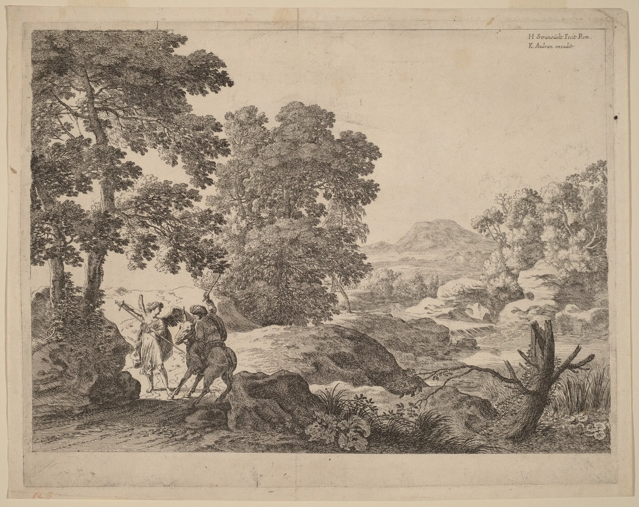 Balaam and the Ass, detail