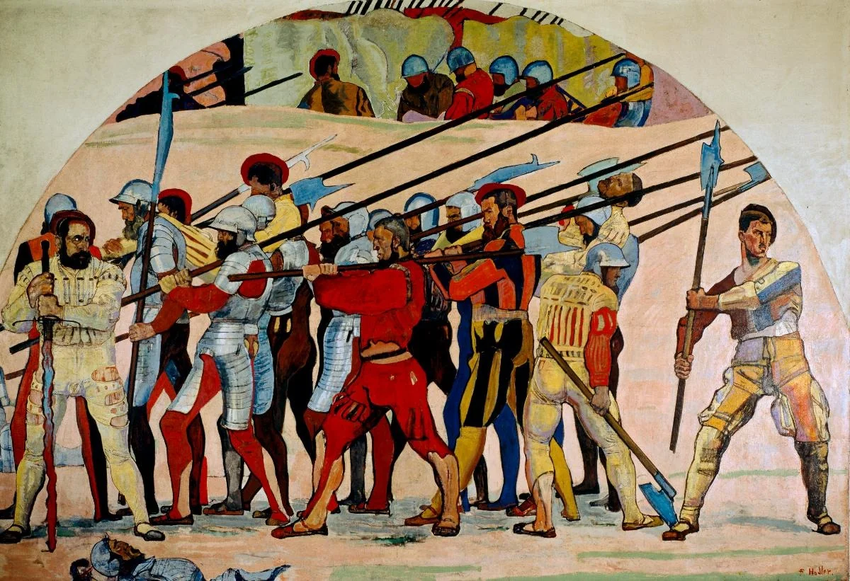Rückzug von Marignano. Karton III, detail