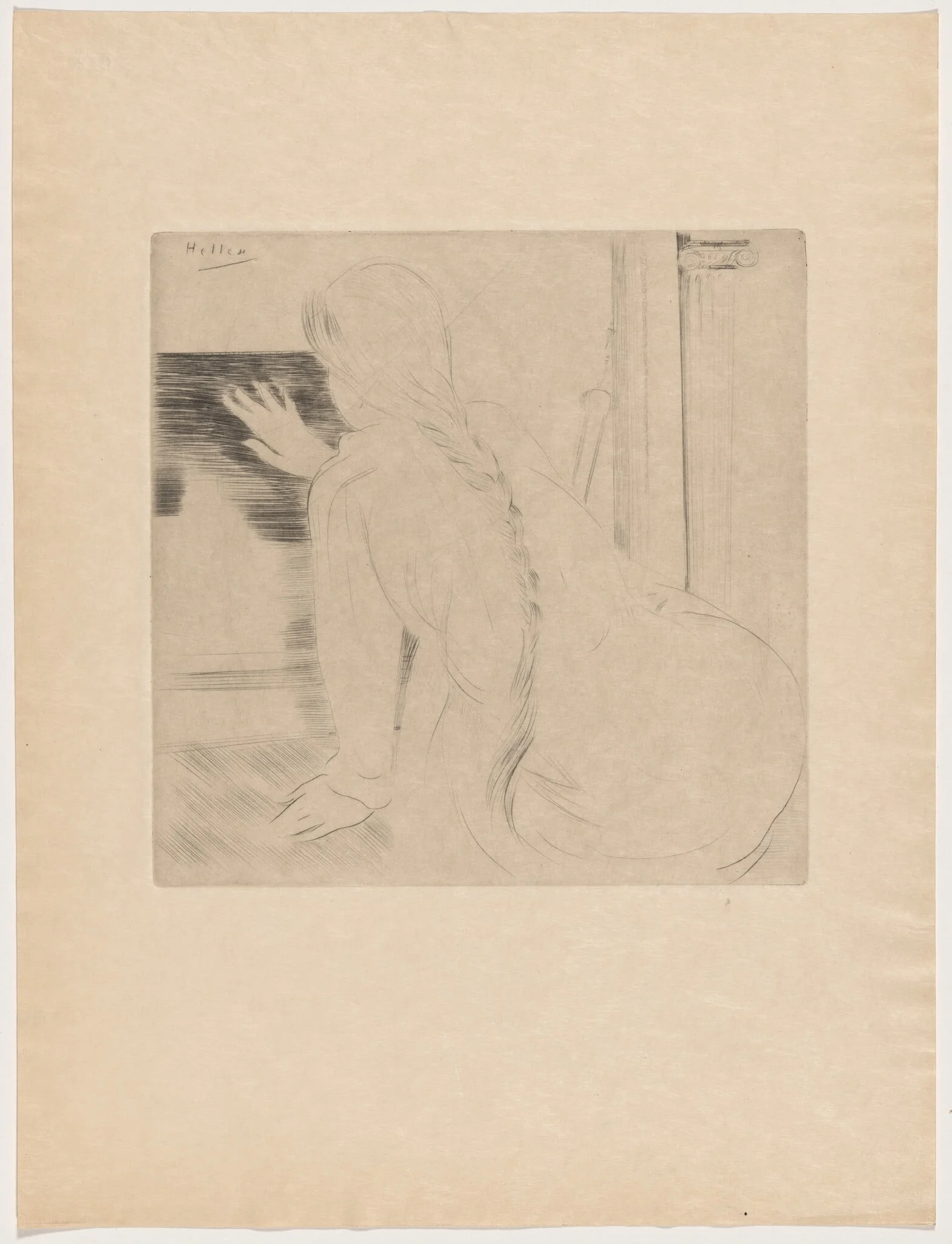 Croquis (Sketch), detail
