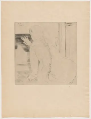 Croquis (Sketch), by Paul César Helleu, ink, 1895
