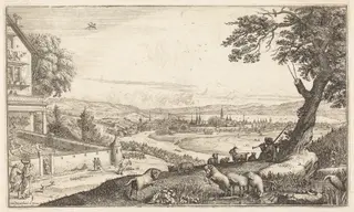 Spring, by Conrad Meyer, ink, 1646