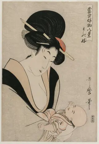 Fond of Things from the series Eight Views of Favorite Things of Today's World, by Kitagawa Utamaro, 1794