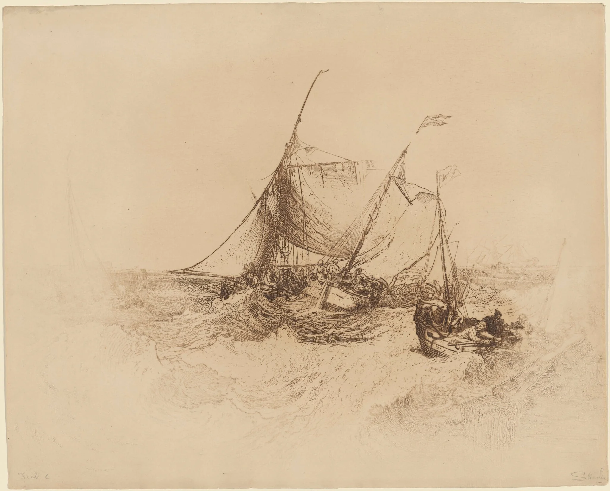 Calais Pier, detail