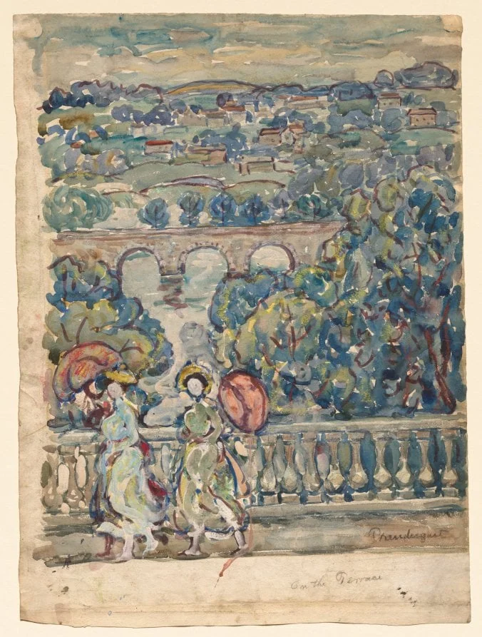 From the Terrace, detail