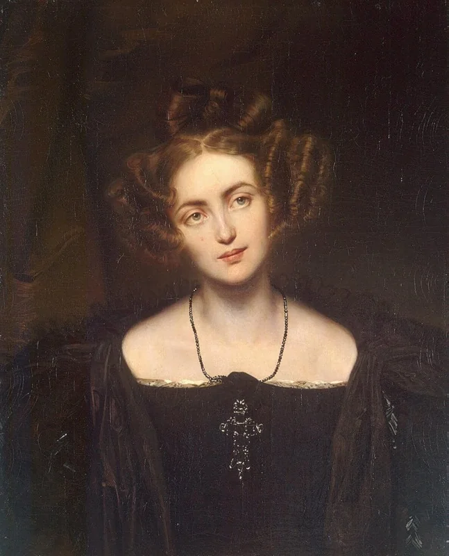 Portrait of Henriette Sontag, detail