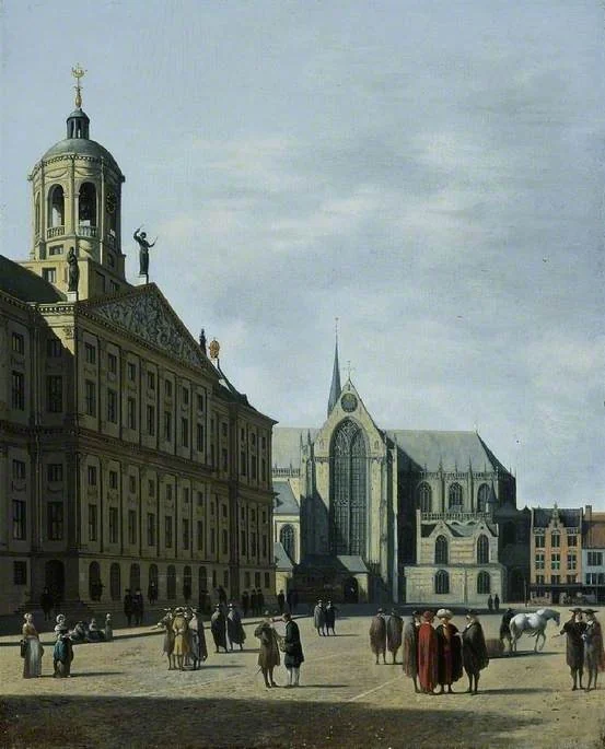 The Town Hall of Amsterdam, detail