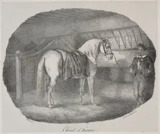 Horse from Hanover, by Théodore Géricault, 1822
