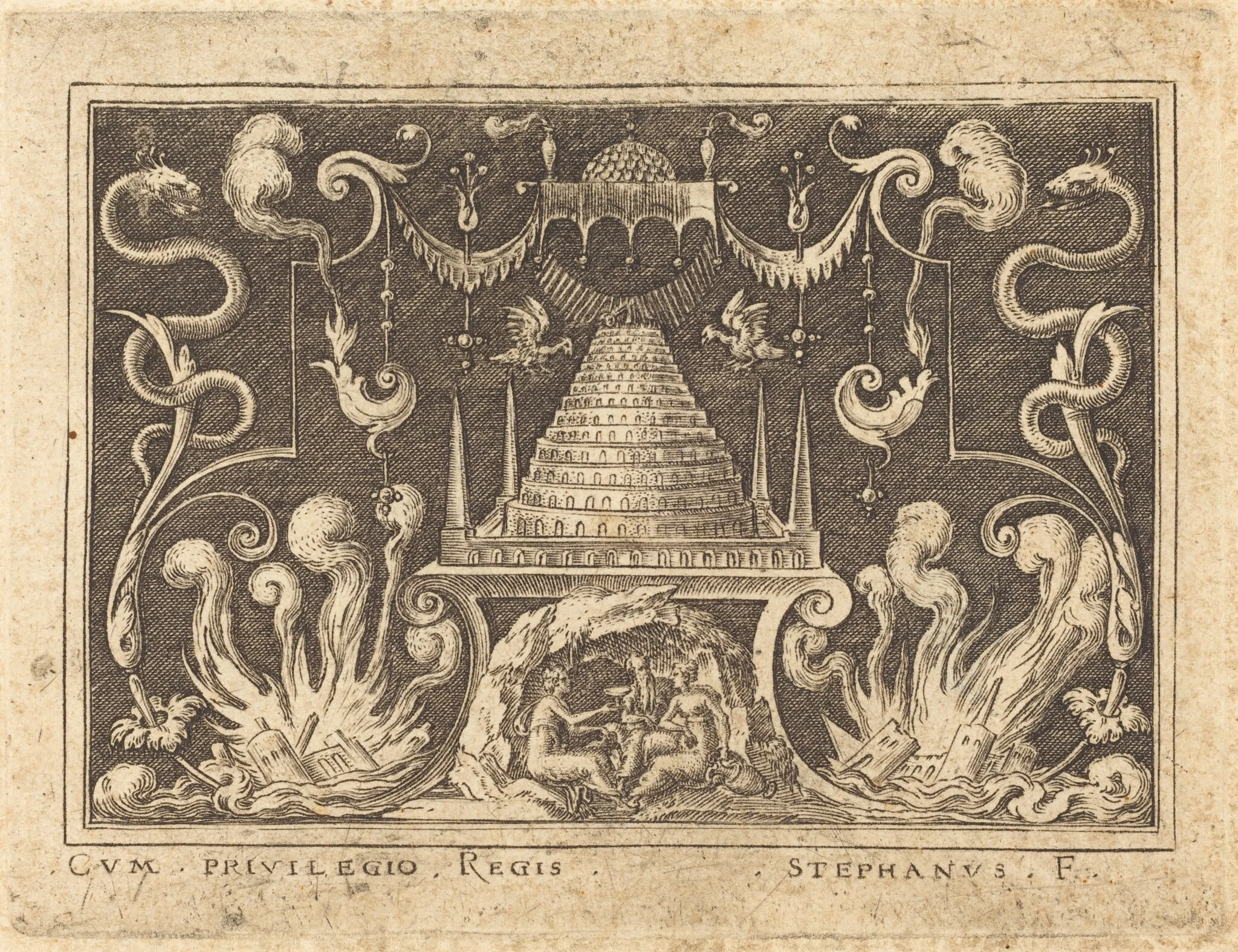 Incest of Loth, detail