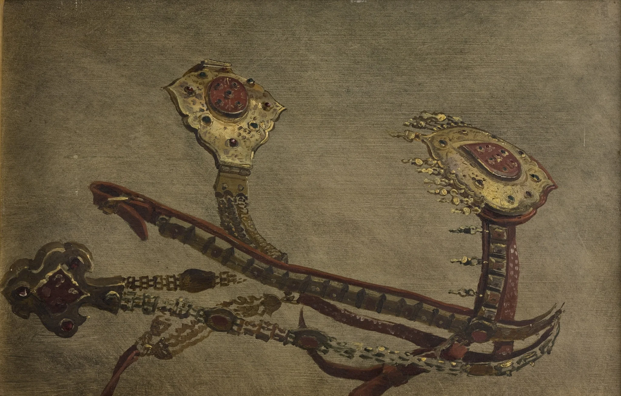 Study of a Turkish Bit, detail