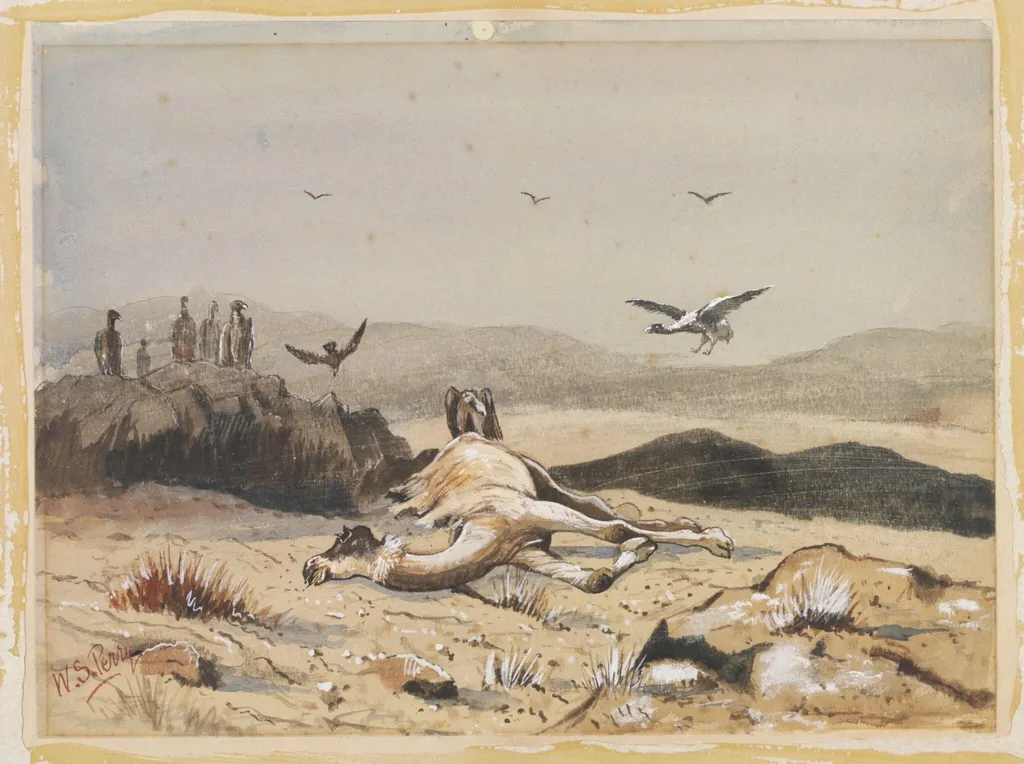 IV  The Last of Him, by William S. Perry, watercolor, 1885