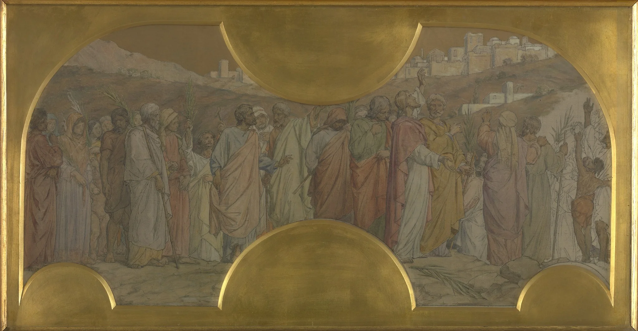 Jesus Going to Jerusalem to Accomplish his Mission, detail
