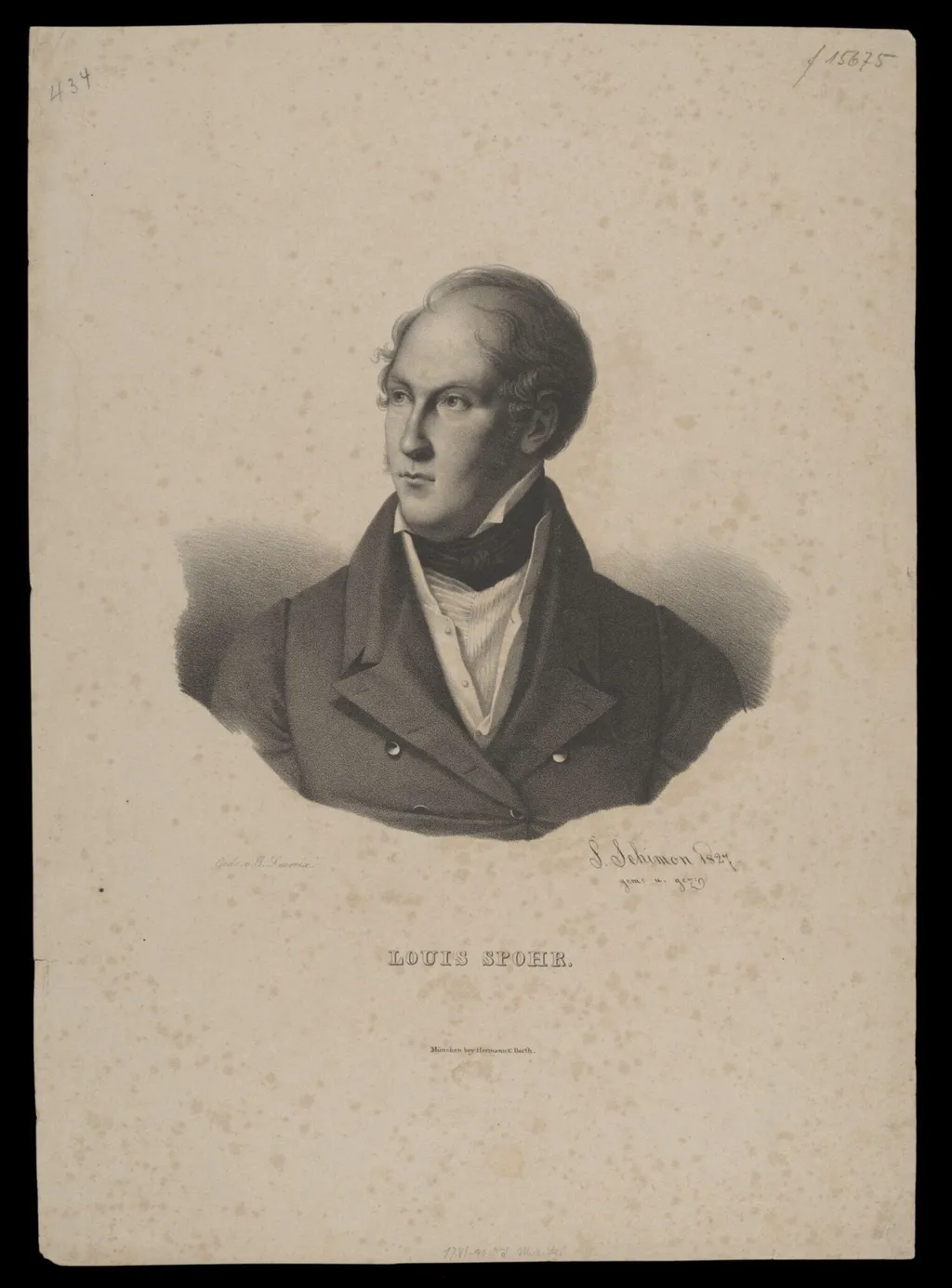 H Beard Print Collection, by Ferdinand Schimon, 1827