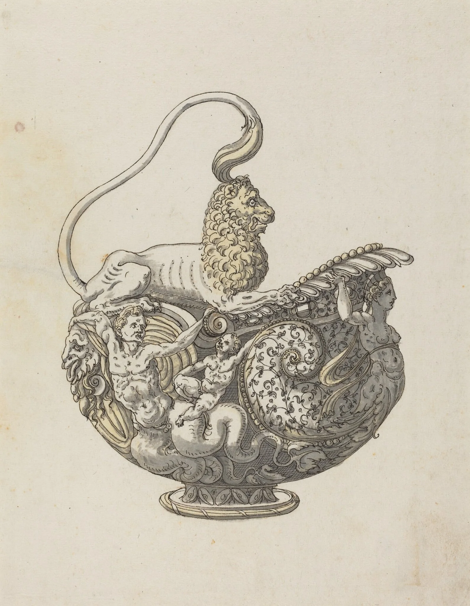 Fancy Pitcher, detail