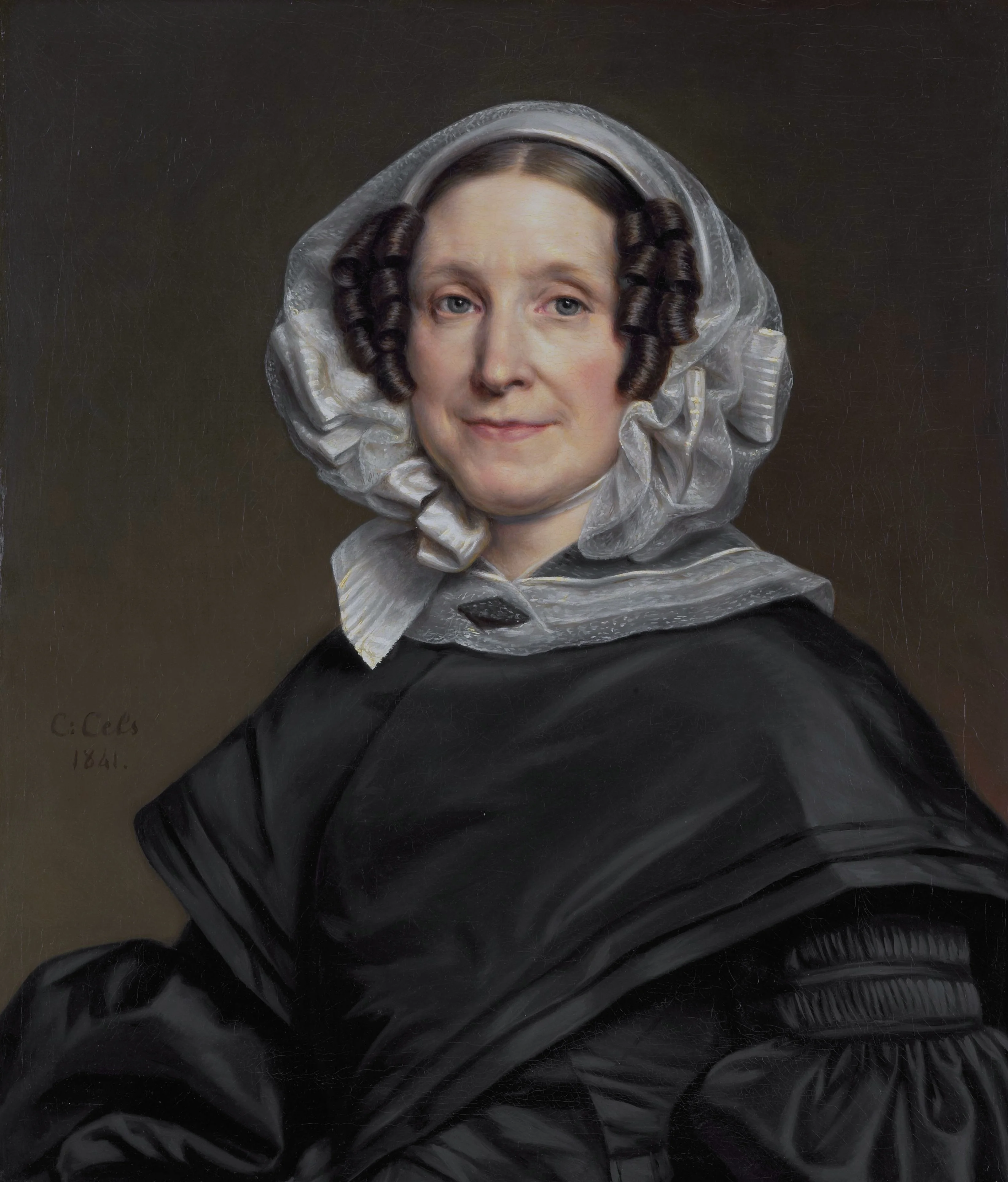 Aryna van der Pot (1786-1850). Wife of N. J. A. C. Hoffmann, detail