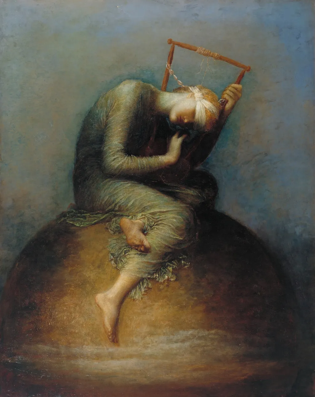 Hope, by George Frederic Watts, oil, 1894