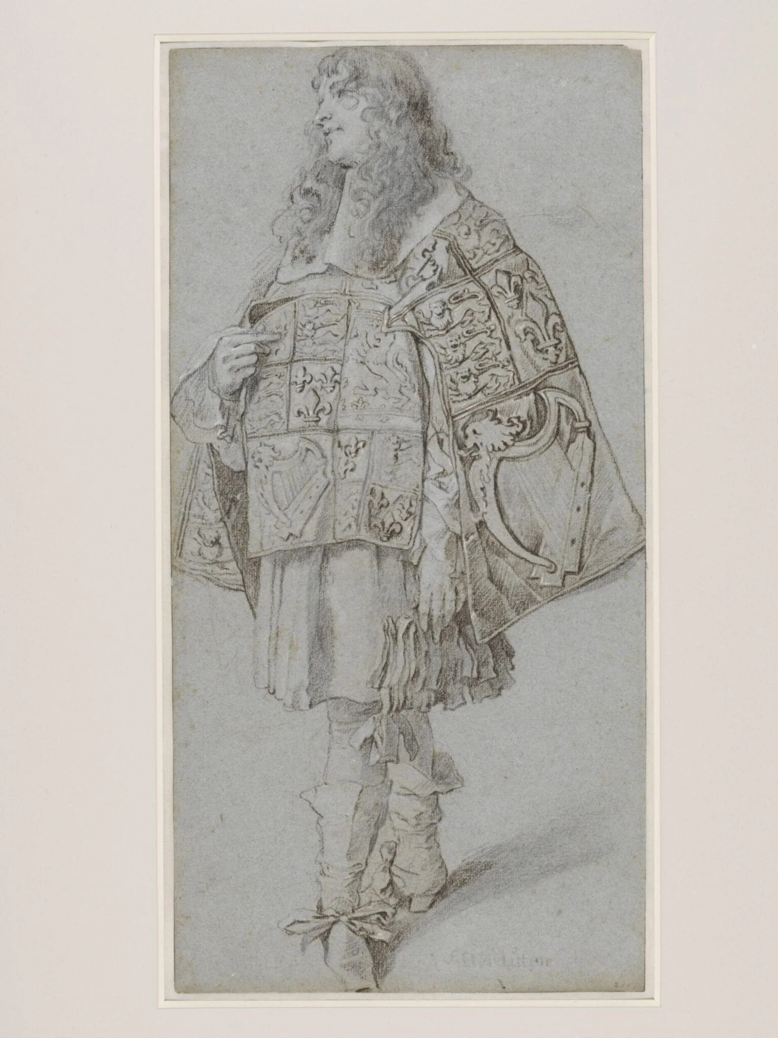 A Pursuivant from the Garter Procession, detail