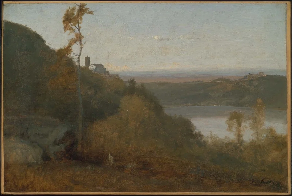 Lake Nemi, detail