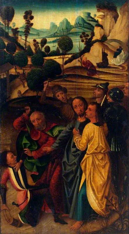 The Betrayal of Christ, detail