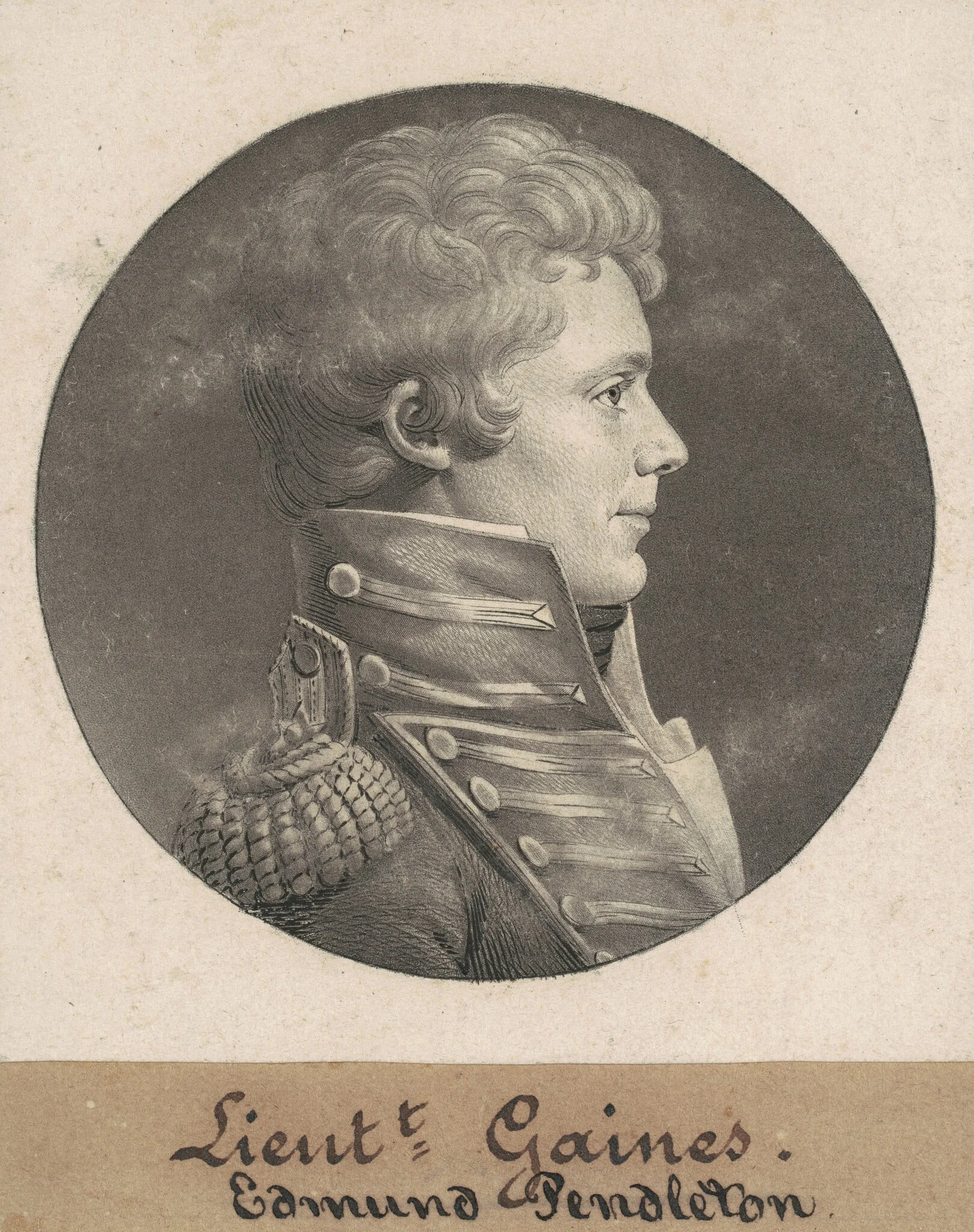 Edmund Pendleton Gaines, detail