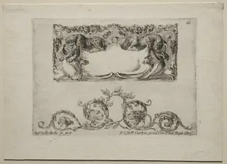 Collection of Various Caprices and New Designs of Cartouches and Ornaments:  No 16, by Stefano Della Bella, 1646