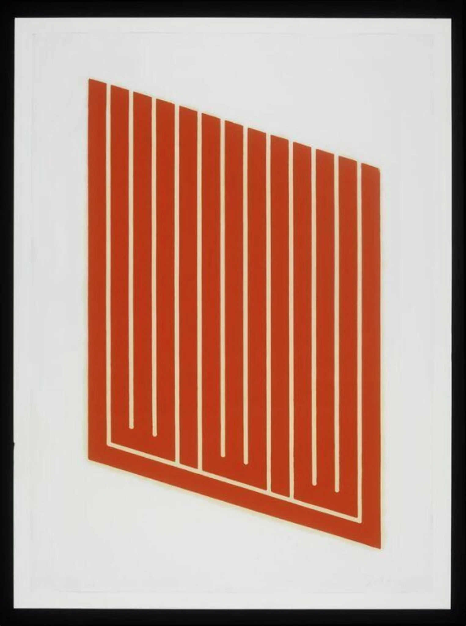 11-R. The thirteenth of fifteen woodcuts comprising The Parallelogram Suite, detail