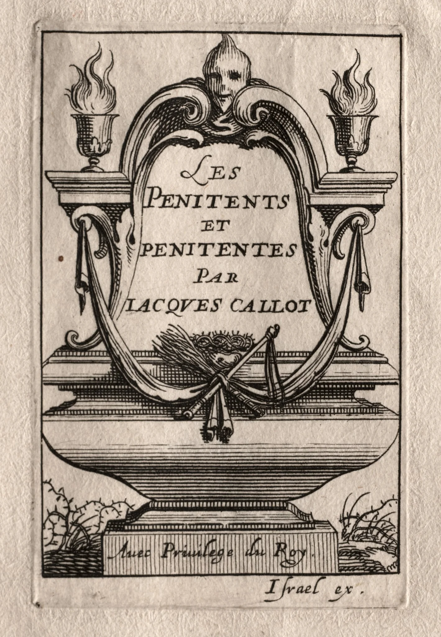 Les Penitents: Frontispiece, detail