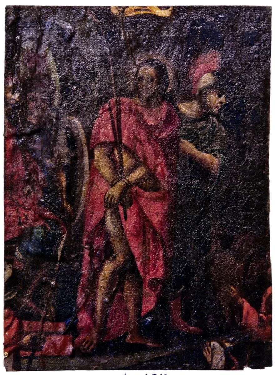 Icoană -Fragment din Epitaful de la Zamfira din Epitaful de la Zamfira,,, detail