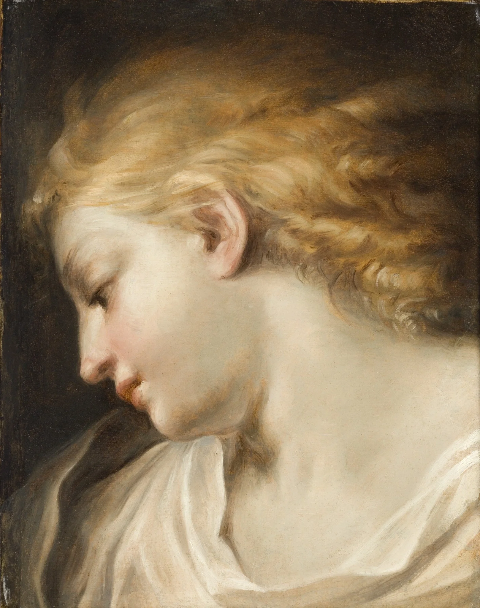 Head of an Angel, detail