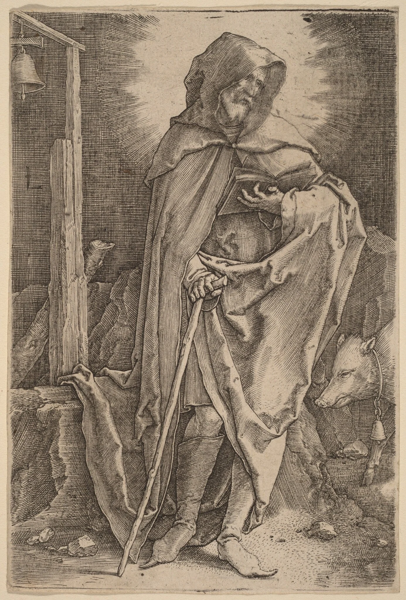 Saint Anthony, detail