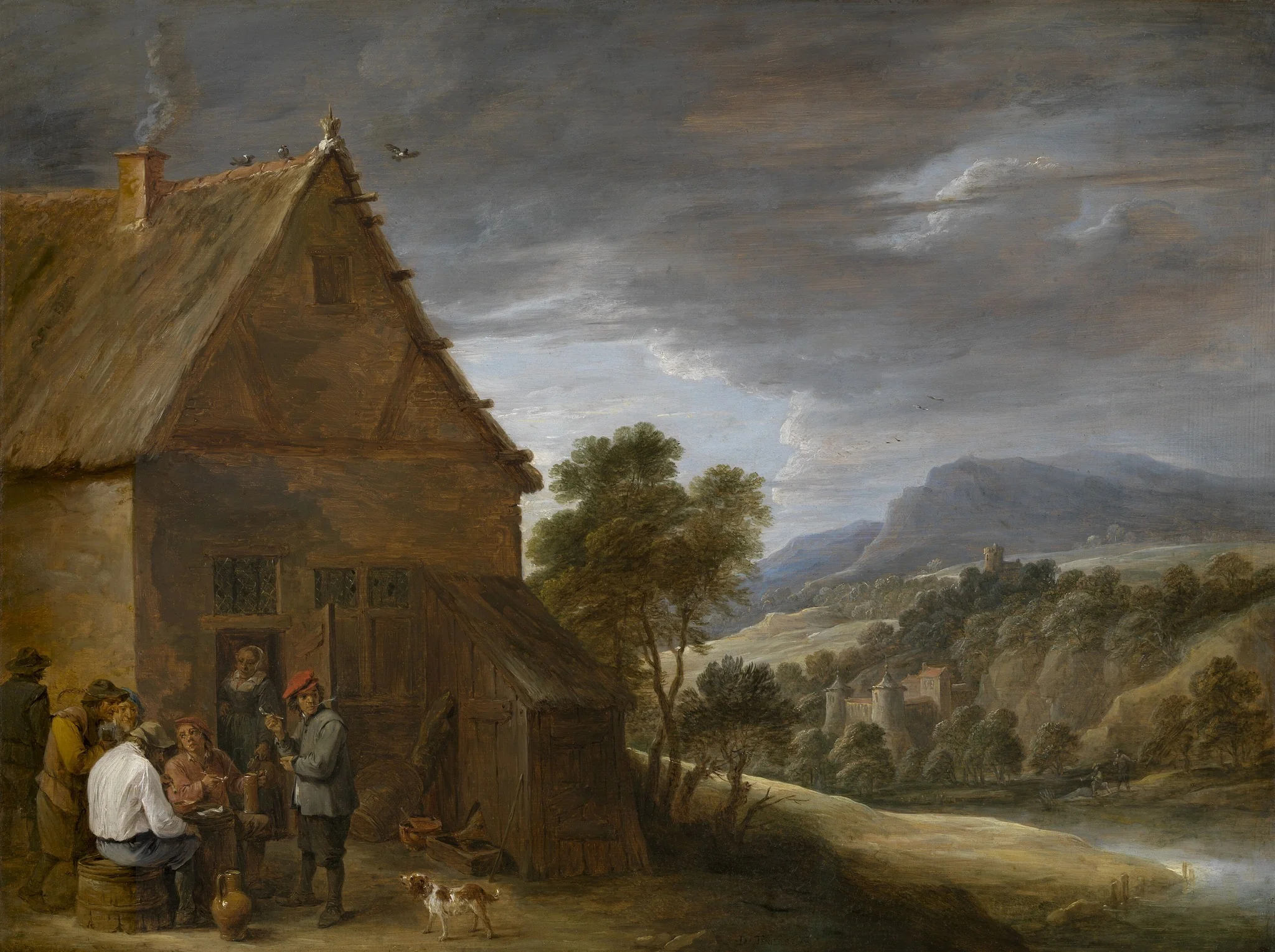 Tavern Scene, detail