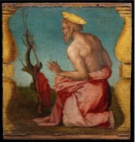 Saint Jerome, detail