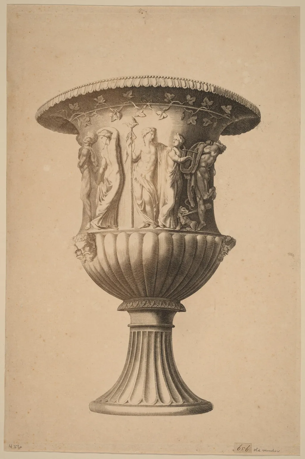 Borghese Vase, by Johann Teyler, ink, 1691