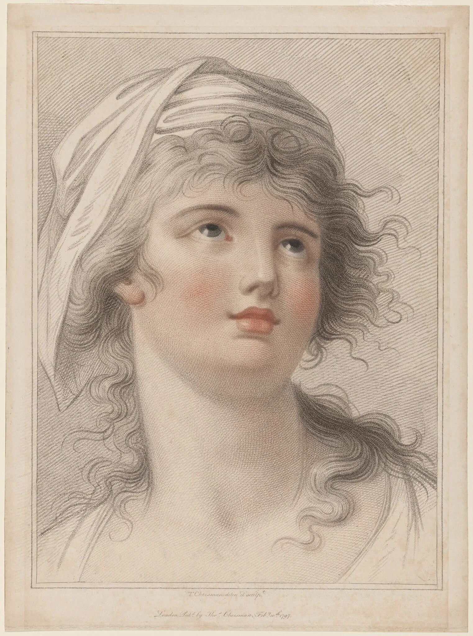 Head of a Young Woman, detail
