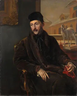 Dmitriy Petrovich Voeykov, by Vasily Andreevich Tropinin, oil, 1842