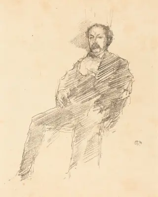 The Doctor, by James McNeill Whistler, ink, 1894
