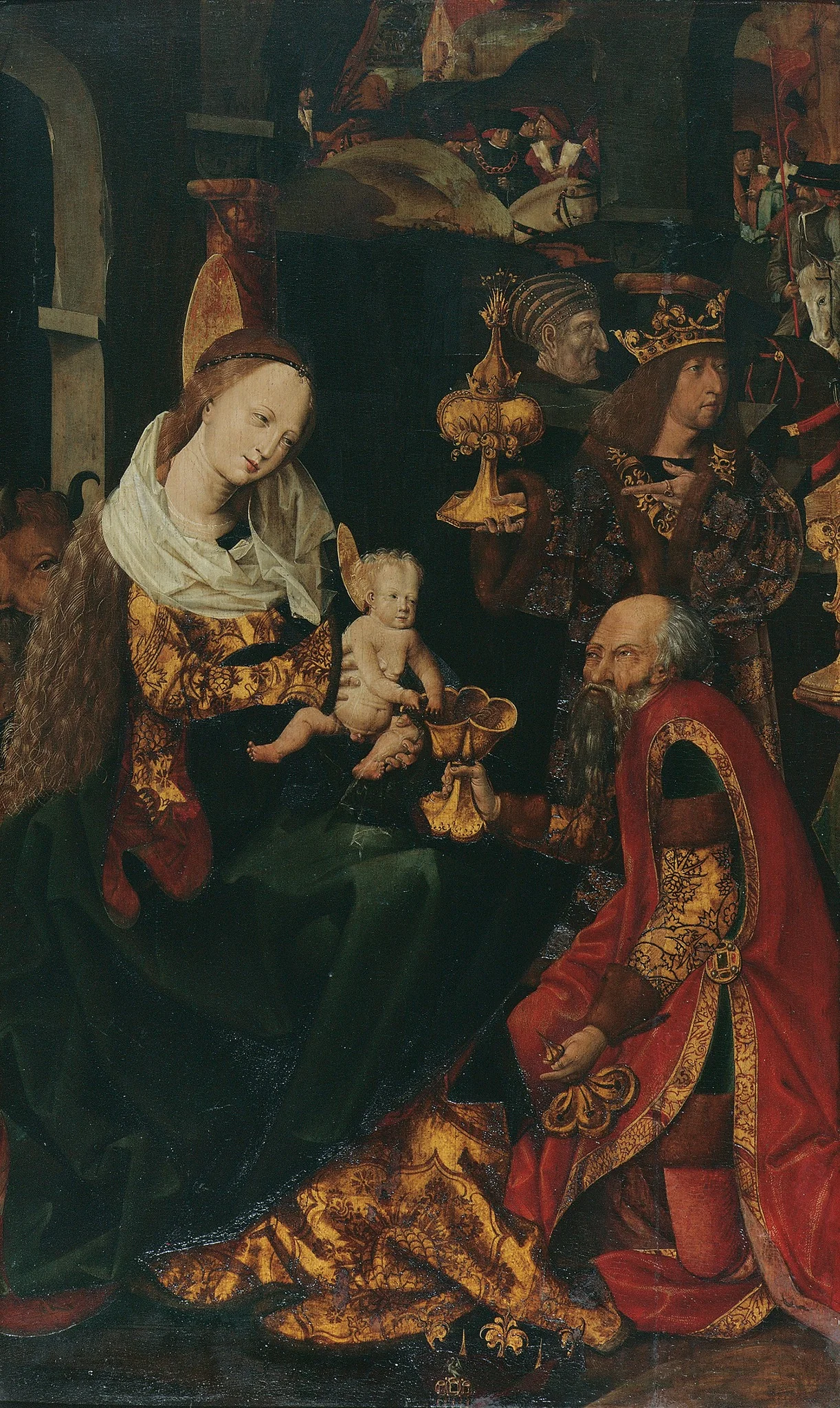 Adoration of the Magi, detail