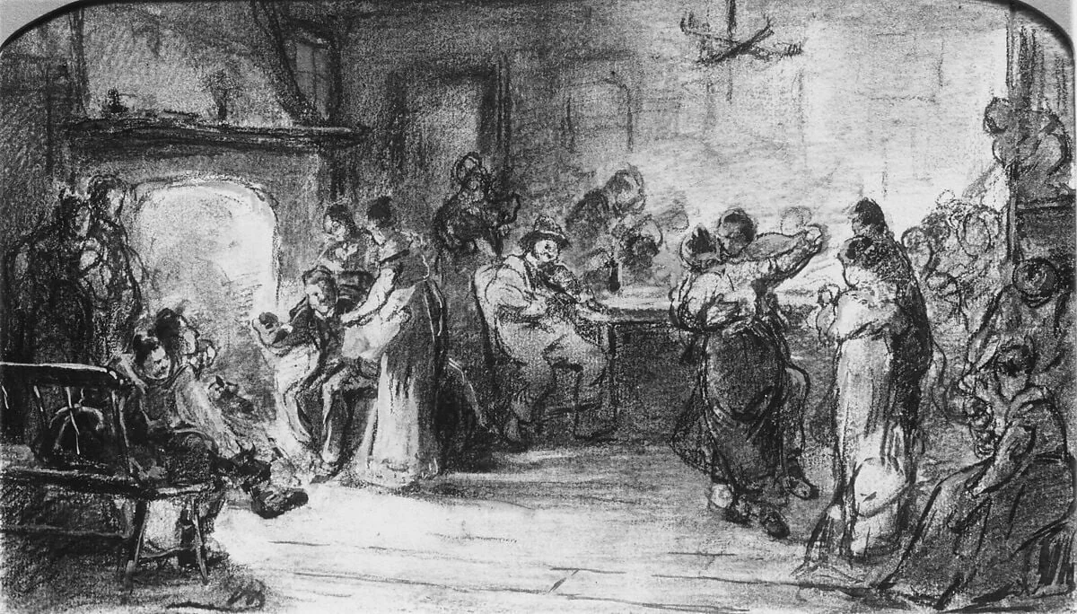 The Country Dance, detail