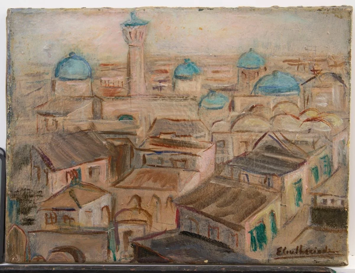 Acoperișuri la Bukhara, detail