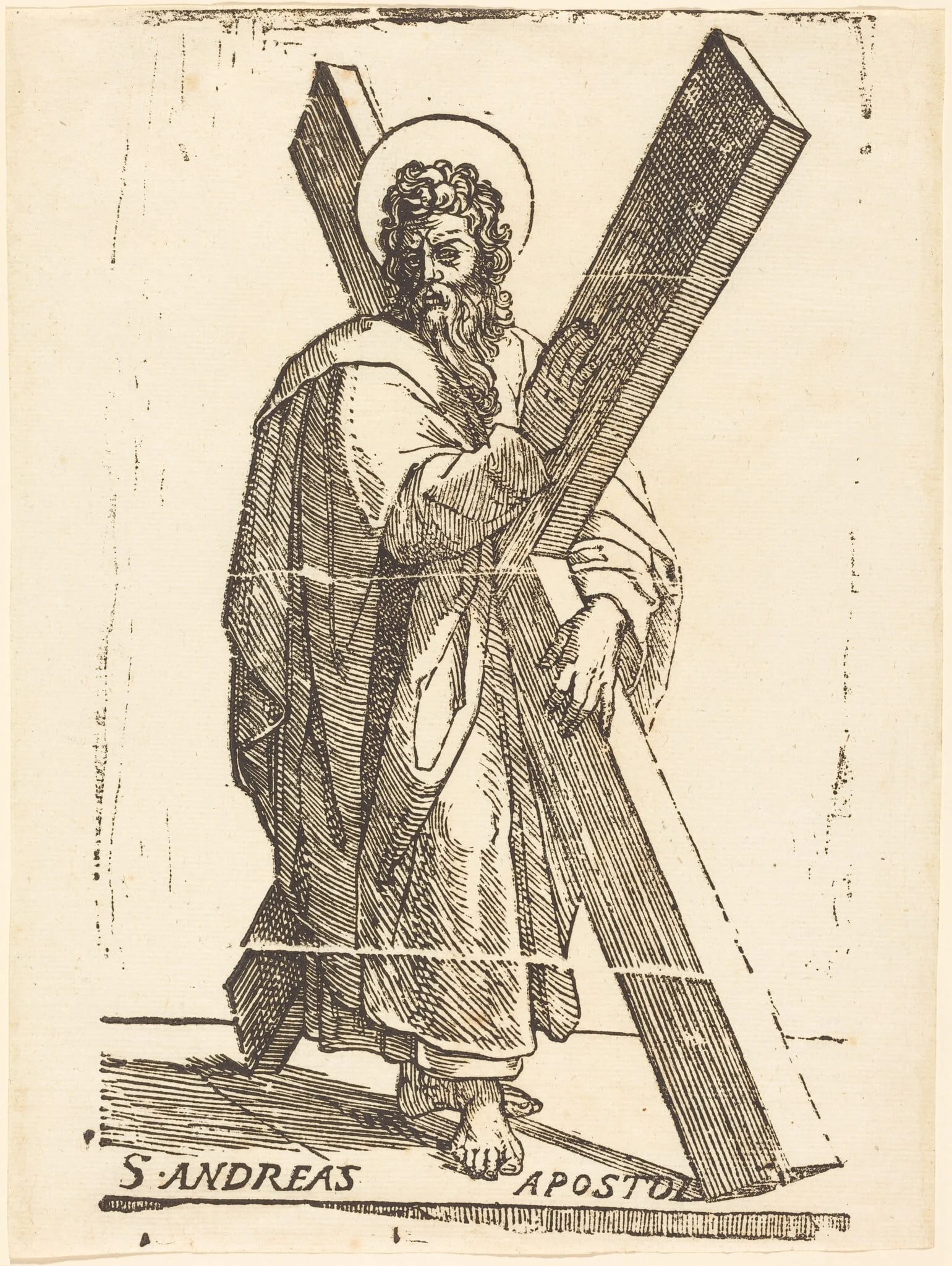 Saint Andrew, detail