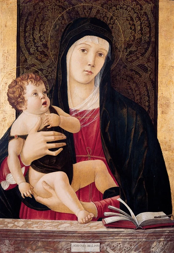 The Madonna and child, detail