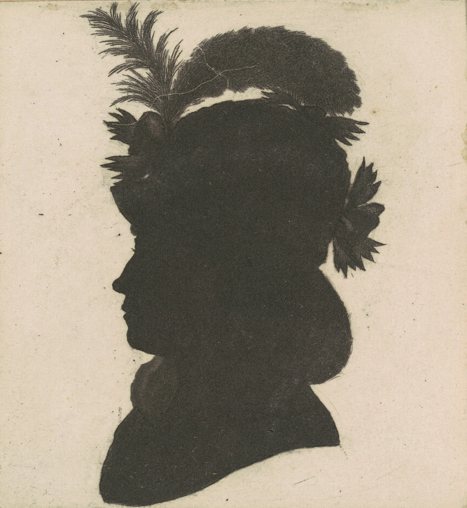 Unidentified Female Silhouette, detail