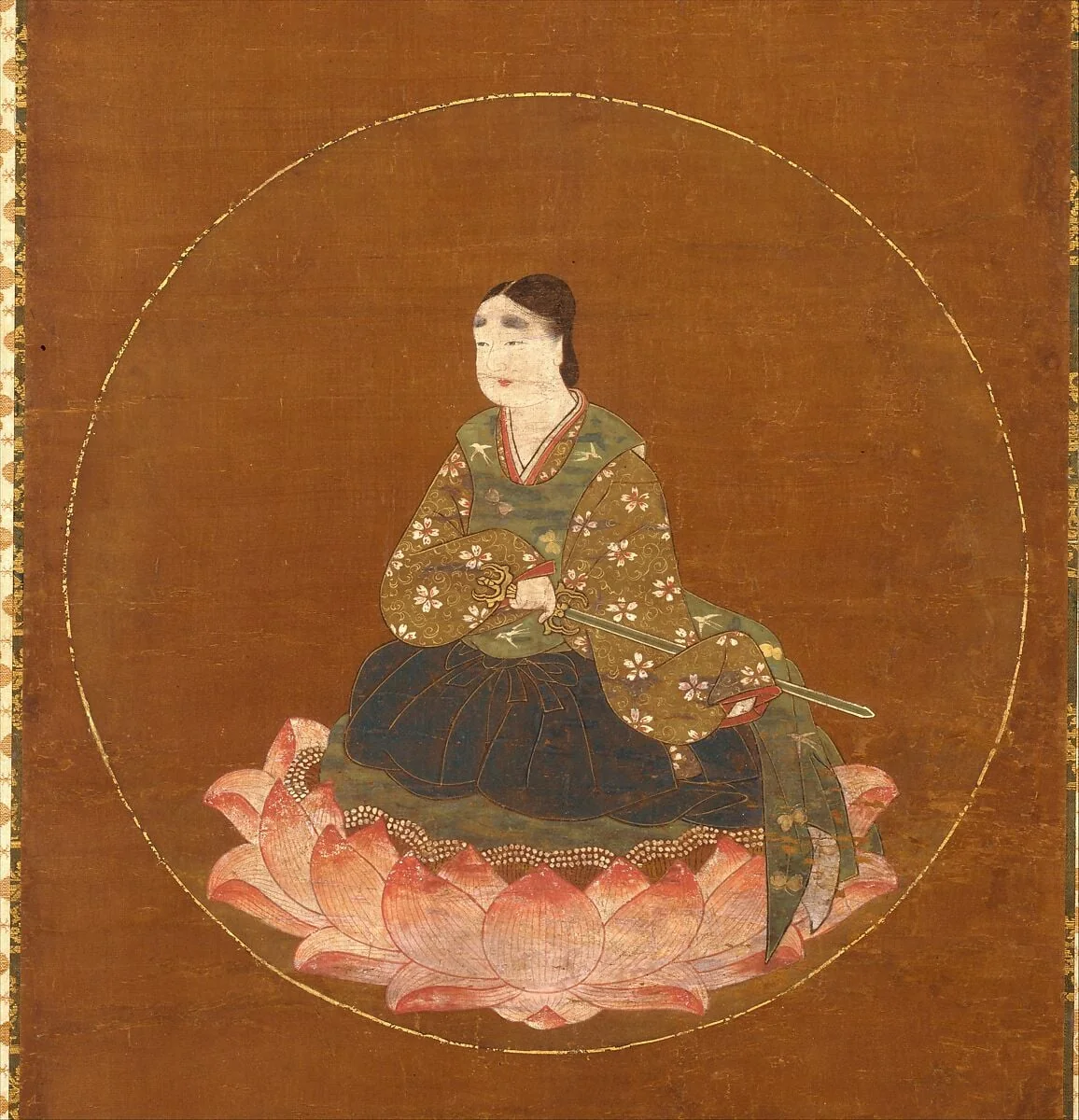 春日若宮曼荼羅|Mandala of Wakamiya of Kasuga Shrine (Kasuga wakamiya mandara), detail