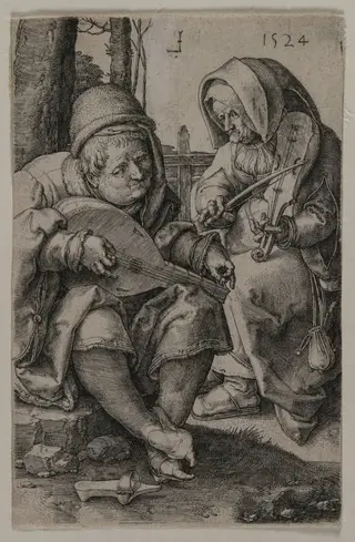 The Musicians, by Lucas van Leyden, 1524
