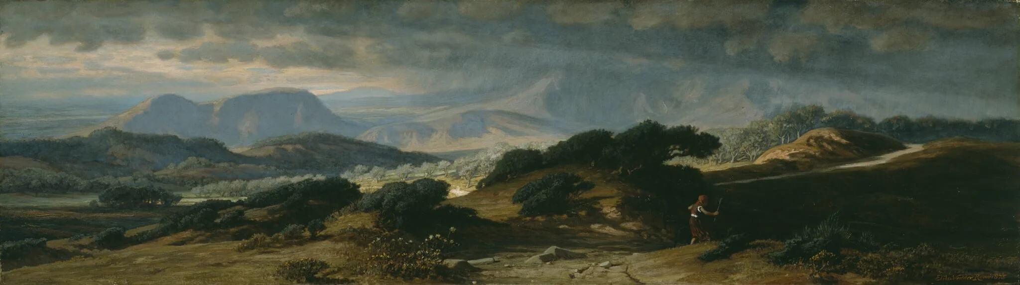 Storm in Umbria, detail