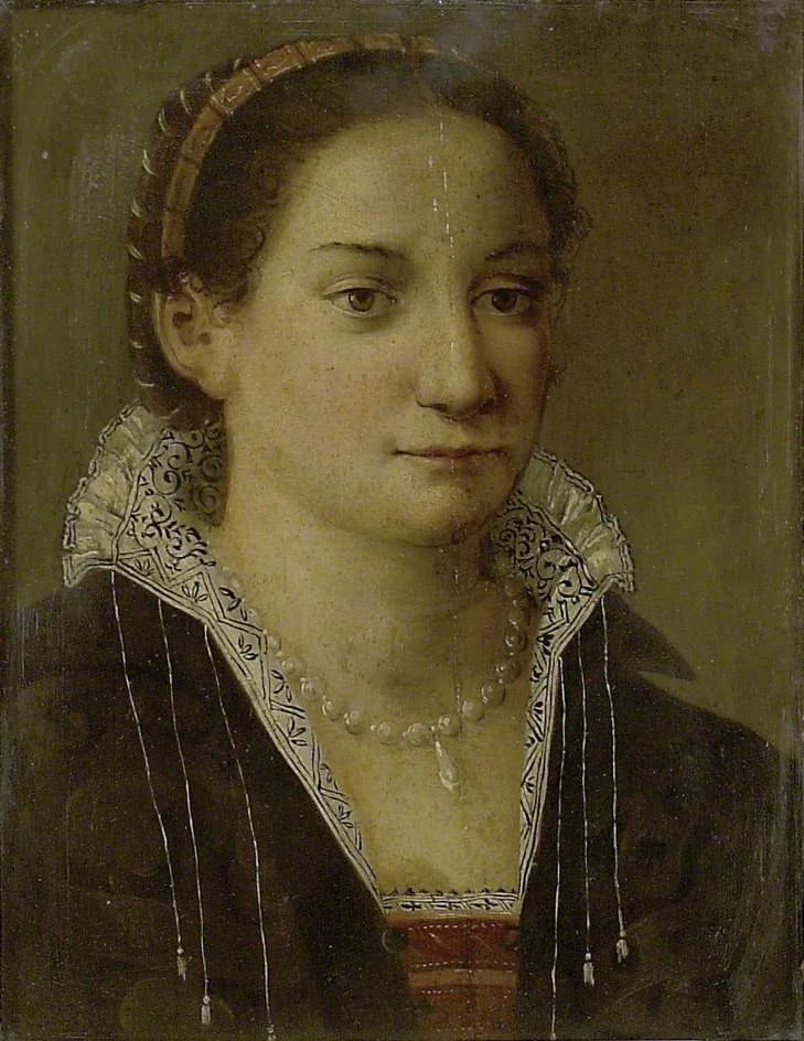 Portrait of a Woman, detail