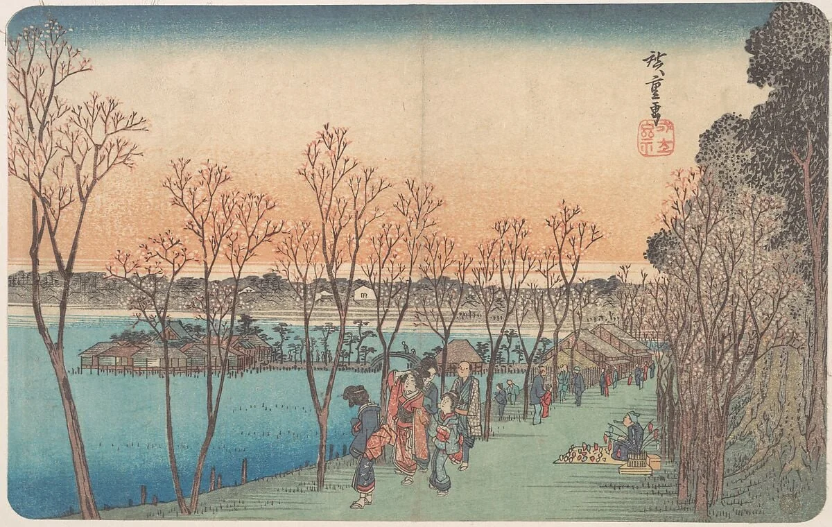 江戸名所 上野不忍の池|Ueno, Shinobazu no Ike, detail