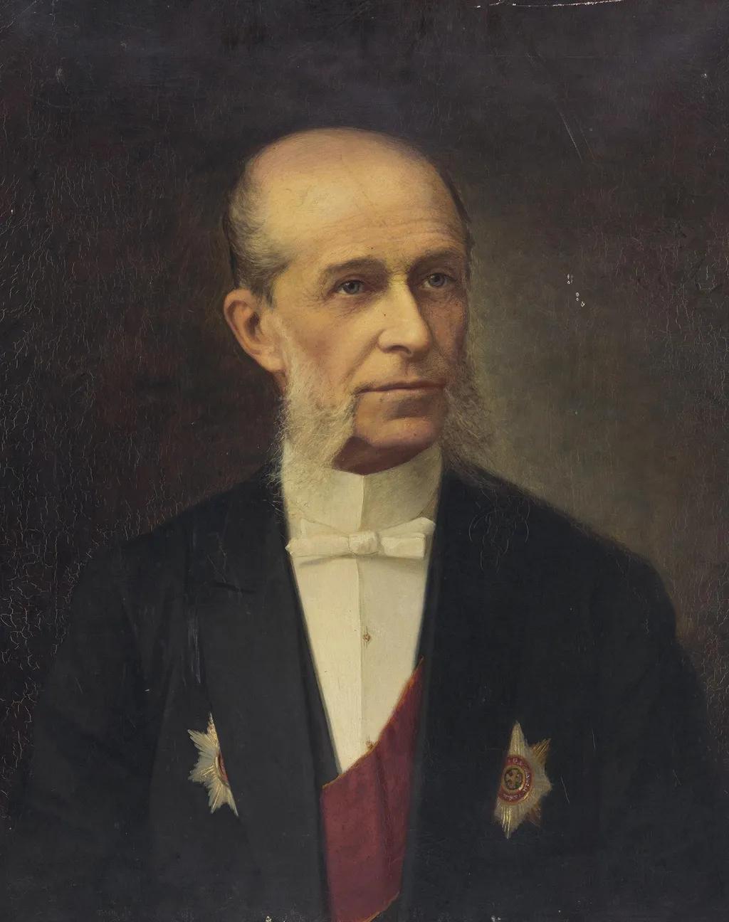 Portrait of Nikolai Gartman, by Alexander Fedorovich Pershakov, oil, 1900