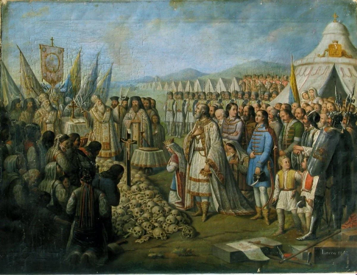 Panahida de la Războieni, detail